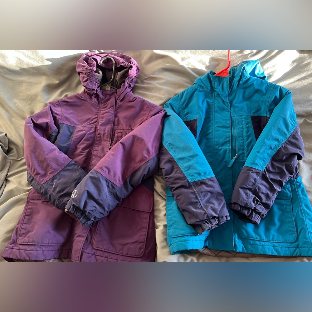 Two Land’s End winter jackets.  Girls size 7-8.